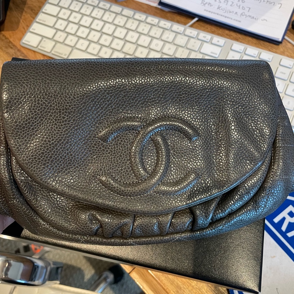 Chanel Half Moon Bag in anthracite